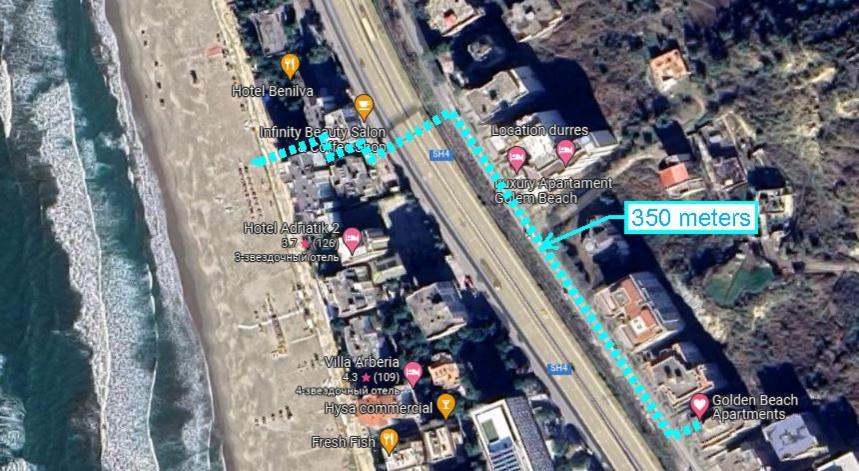 Golden Beach Apartments Durrës Kültér fotó
